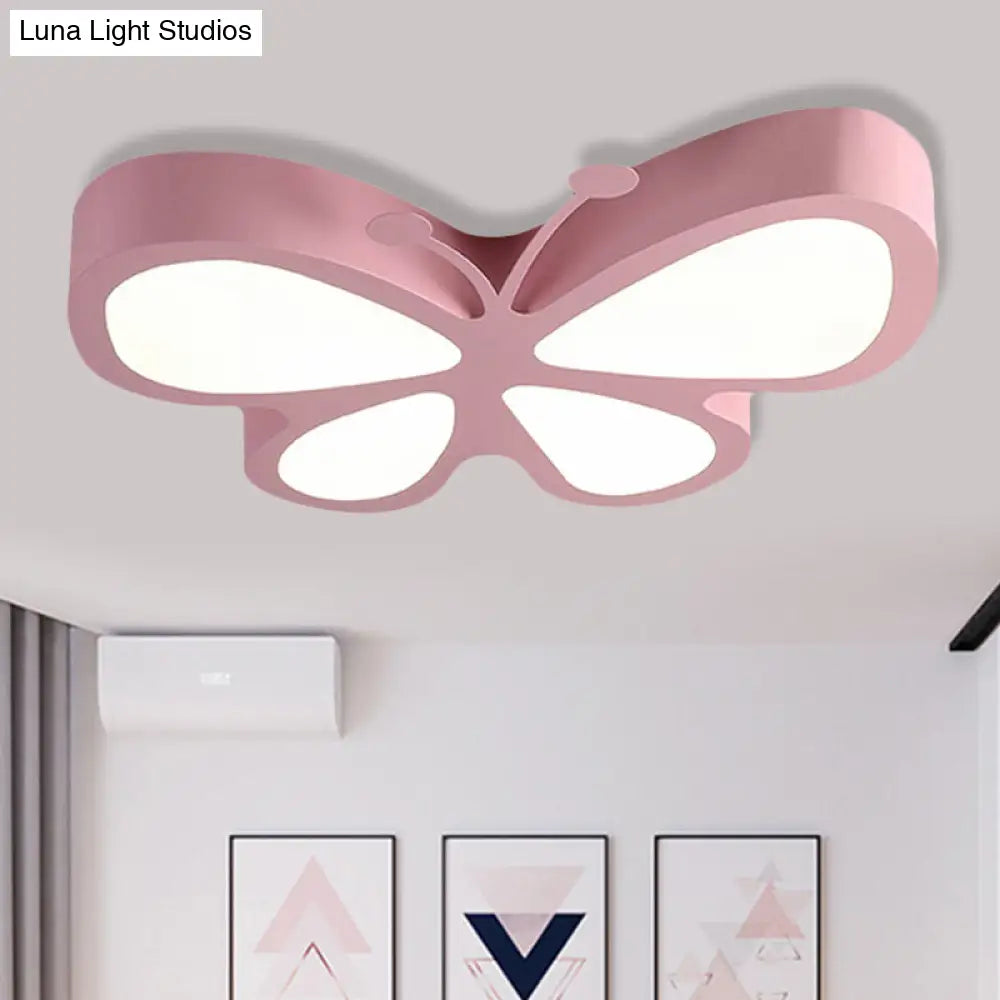 DecorBites™ DecorBites™ Butterfly LED Ceiling Lamp for Kids in Sweet Macaron Colours