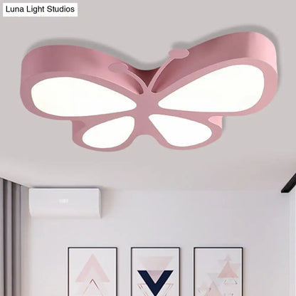 DecorBites™ DecorBites™ Butterfly LED Ceiling Lamp for Kids in Sweet Macaron Colours