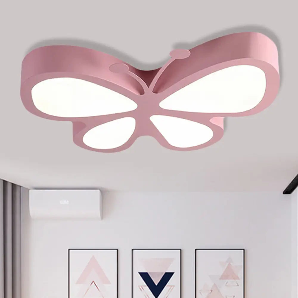 DecorBites™ DecorBites™ Butterfly LED Ceiling Lamp for Kids in Sweet Macaron Colours
