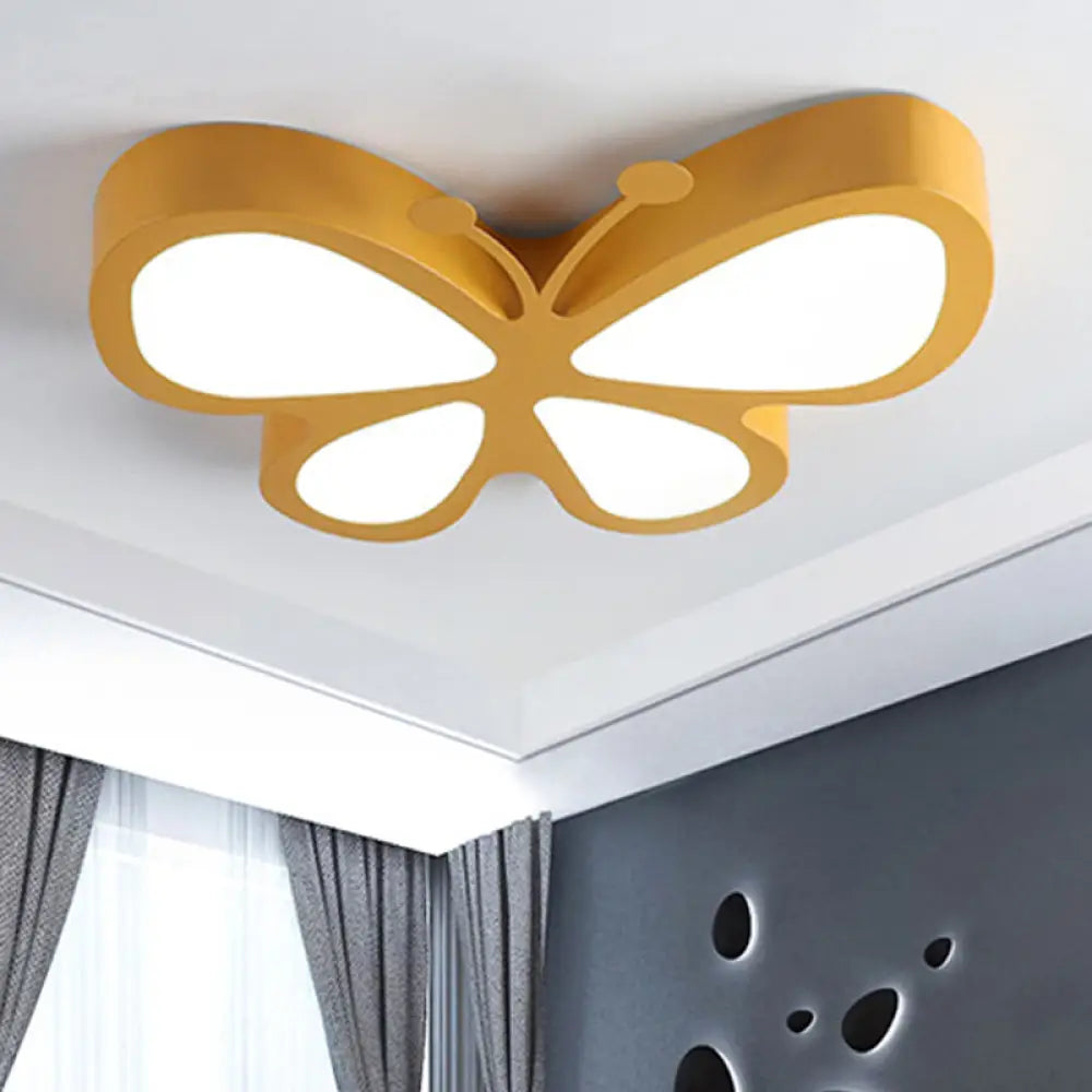 DecorBites™ DecorBites™ Butterfly LED Ceiling Lamp for Kids in Sweet Macaron Colours