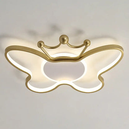 DecorBites™ DecorBites™ Butterfly Semi Flush Ceiling Lights - Cartoon Aluminum Chandelier for Kids' Bedroom