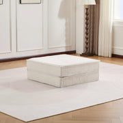 White Fleece Modular Sofa