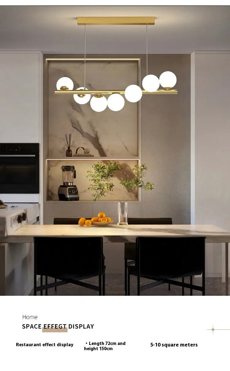 Dining Room Chandelier Creative 3D Long Chandelier