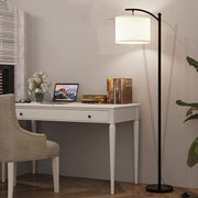 Black Fabric Floor Lamp