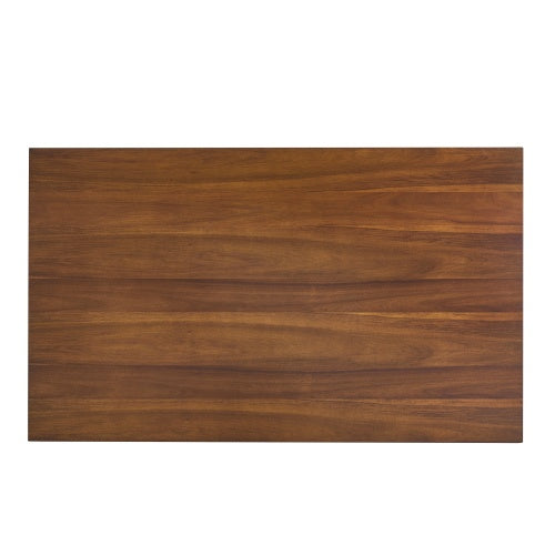 Walnut Metal Dining Table