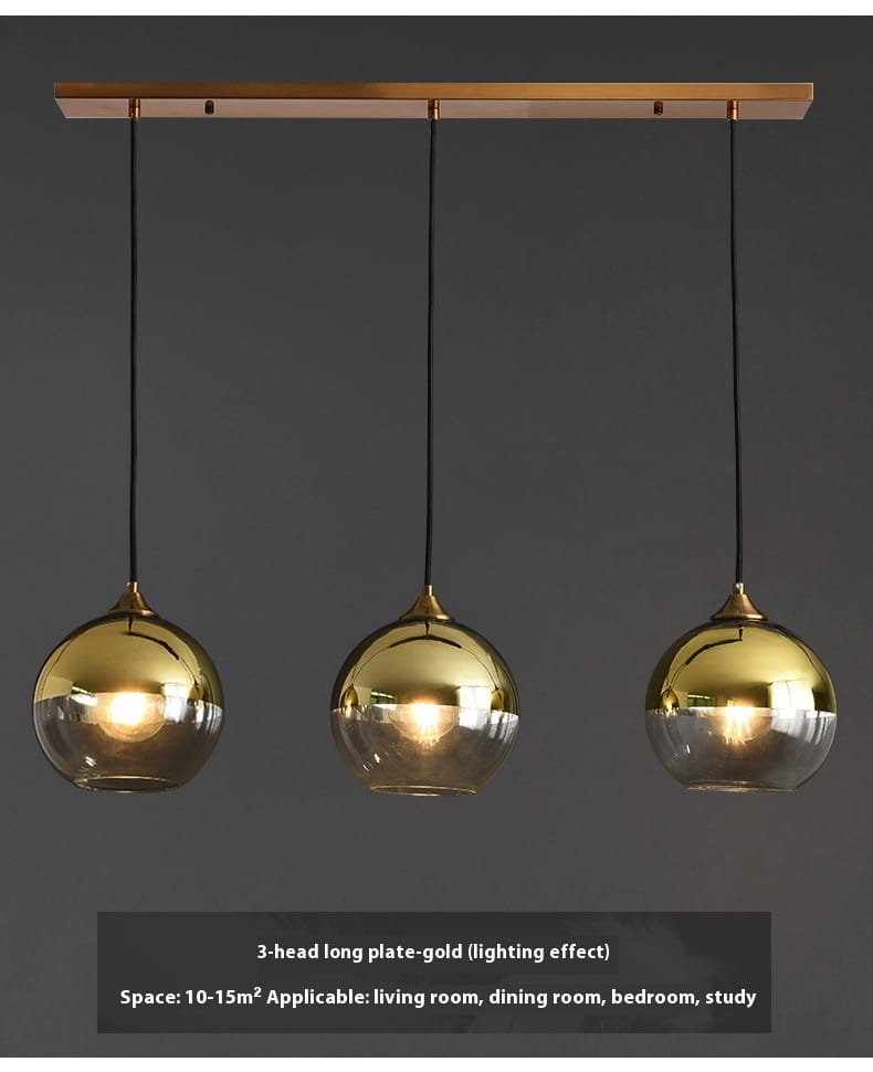 Dining Room Chandelier Bedroom Bedside Glass Chandelier