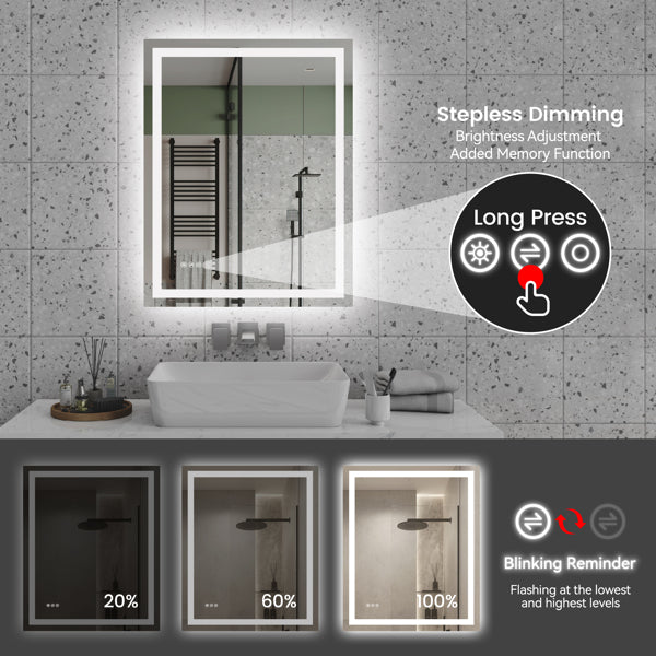 LED Rectangular Vanity Mirror