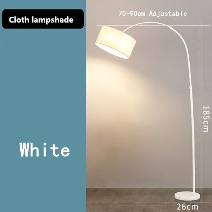 Fabric Iron Floor Lamp