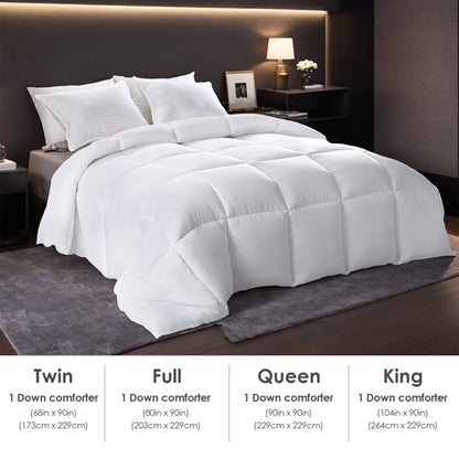 Extra Large White Checkered Plump Duvet - Luxury Hotel-grade Bedding For Bedrooms And Guesthouses. Features Ultra-soft Thickened Warmth With All-season Versatility. Crafted From Premium Breathable Mic