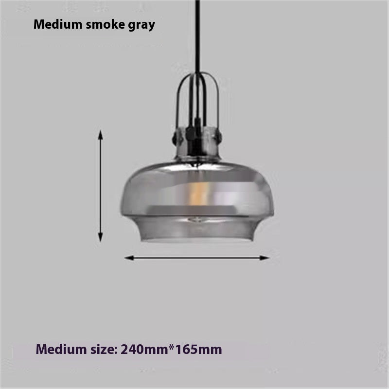 Retro Industrial Style Lighting Bar Glass Chandelier