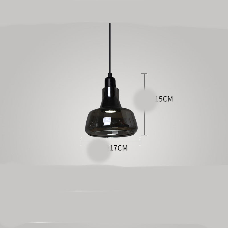 Glass Single Head Chandelier