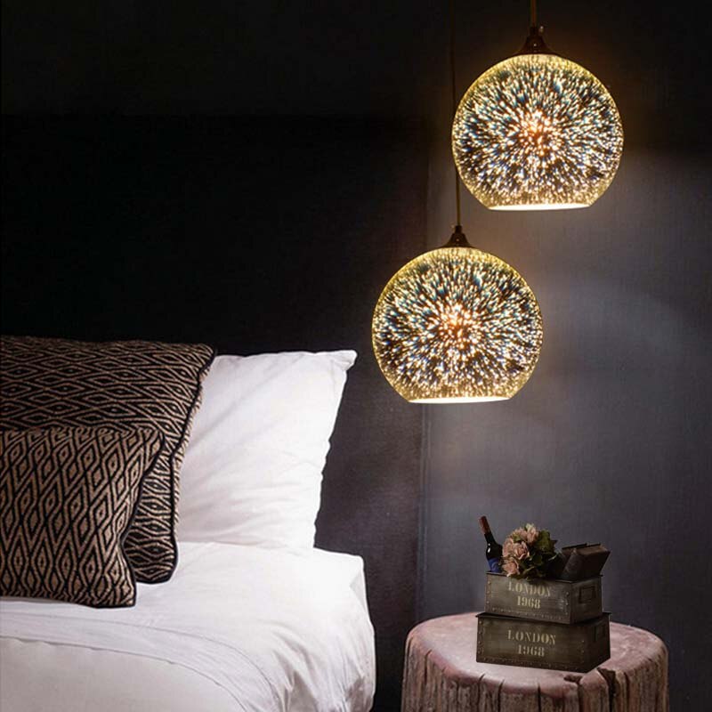 Colorful Glass Ball Chandelier