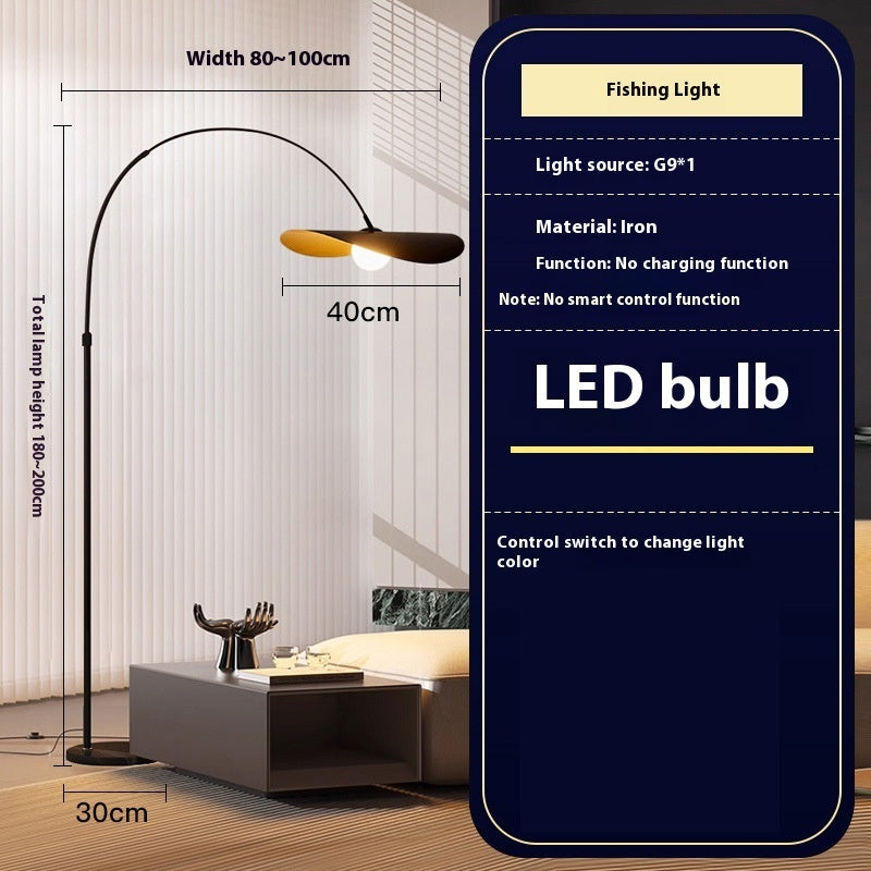 Black Gold Minimalist Floor Lamp 220V