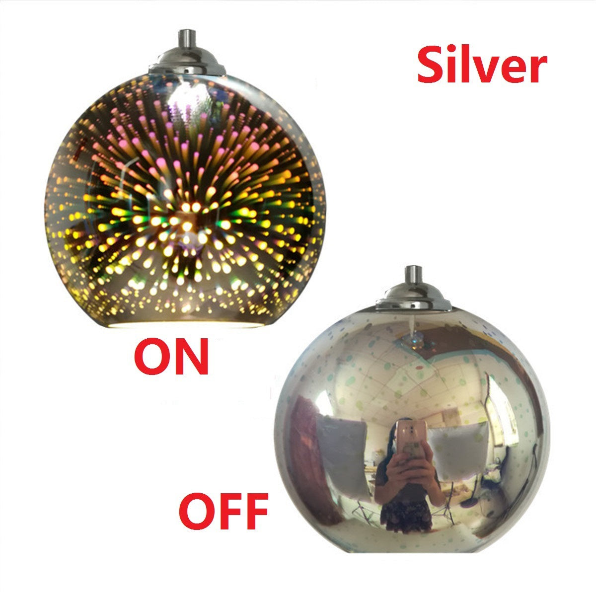 Colorful Glass Ball Chandelier