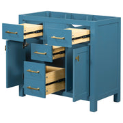 Wood Freestanding Bathroom Cupboard