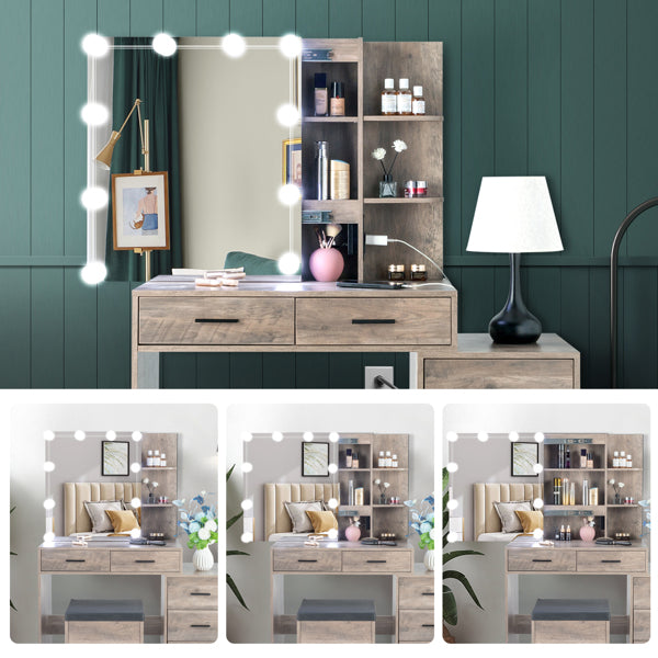 White Modern Vanity Table