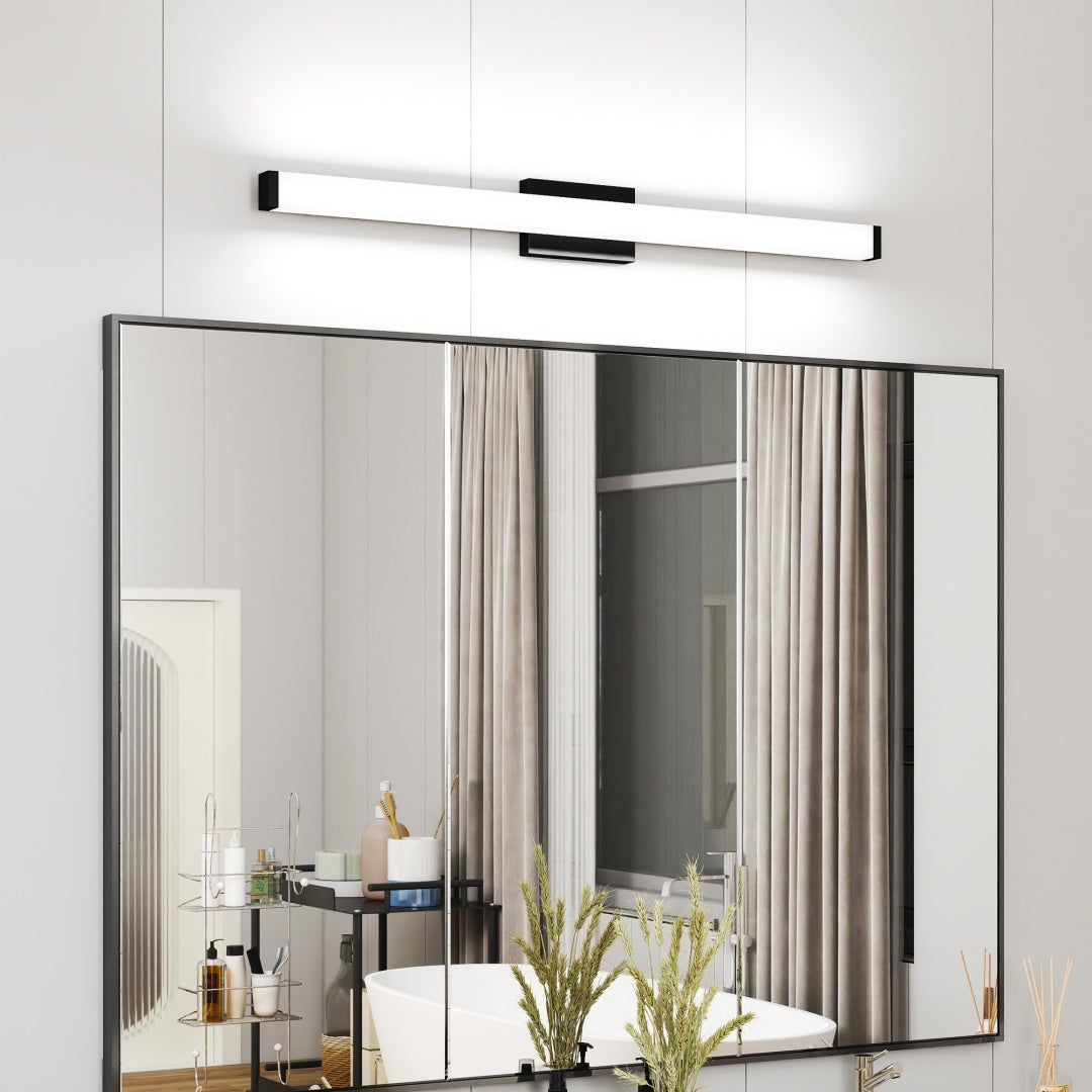 Black Modern Bathroom Light