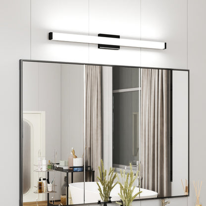 Black Modern Bathroom Light Fixtures Over Mirror 41 Inch LED Vanity Lights Bar For Bath