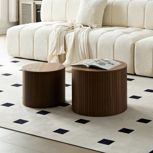 Walnut MDF Nesting Table