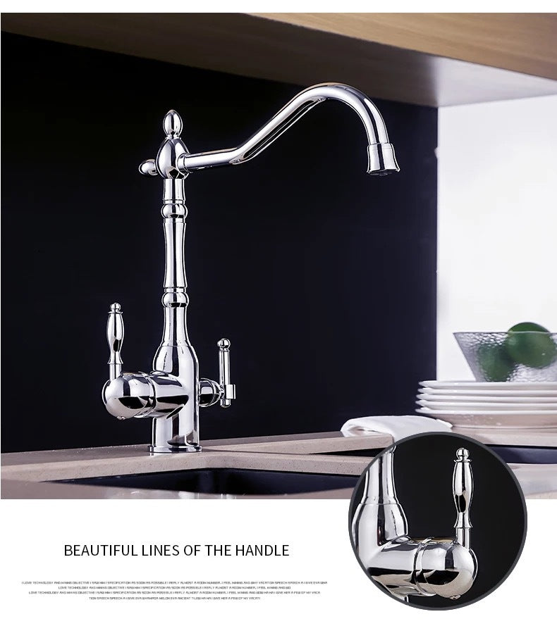 Copper Antique Kitchen Faucet