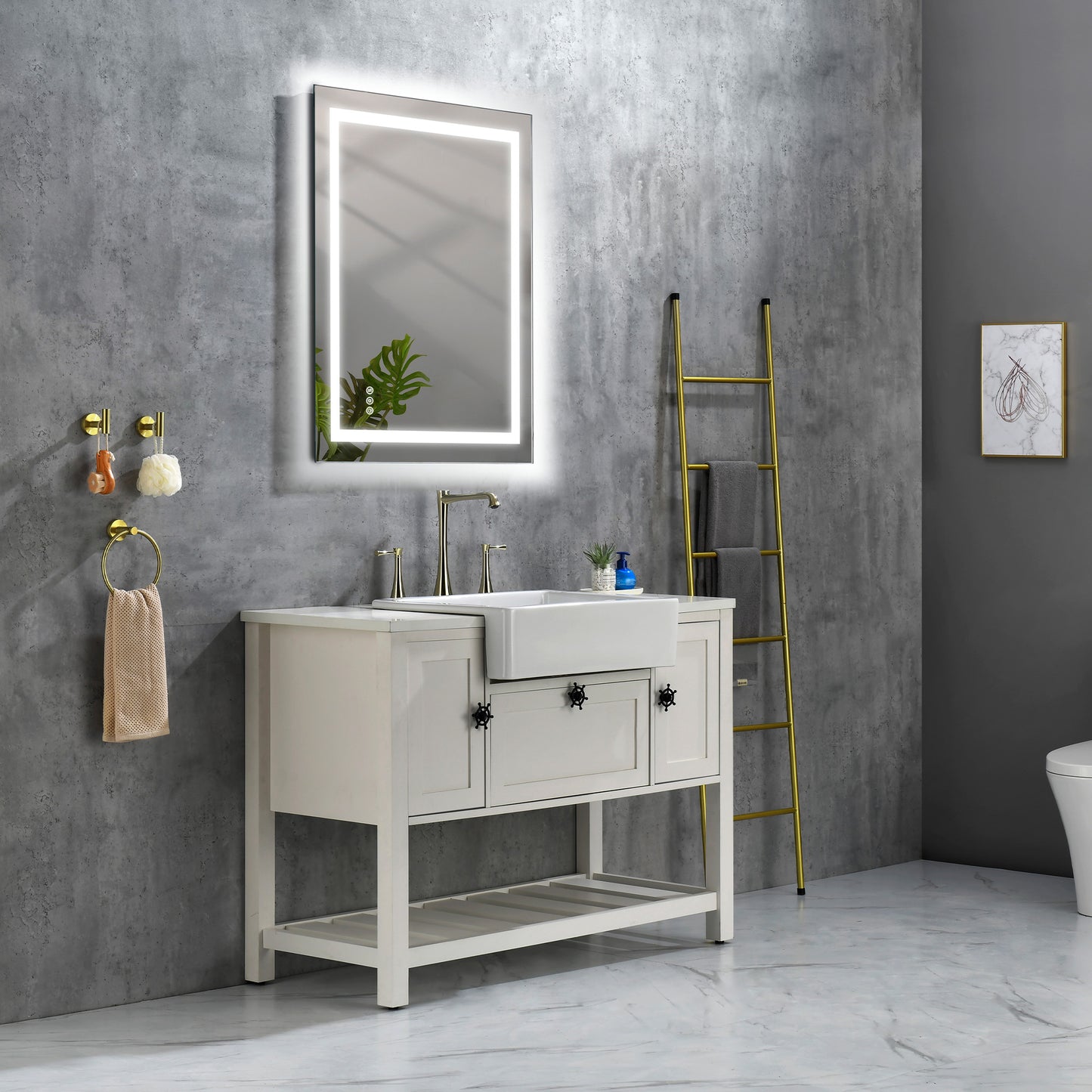 36x28 Inch LED Bathroom Mirror