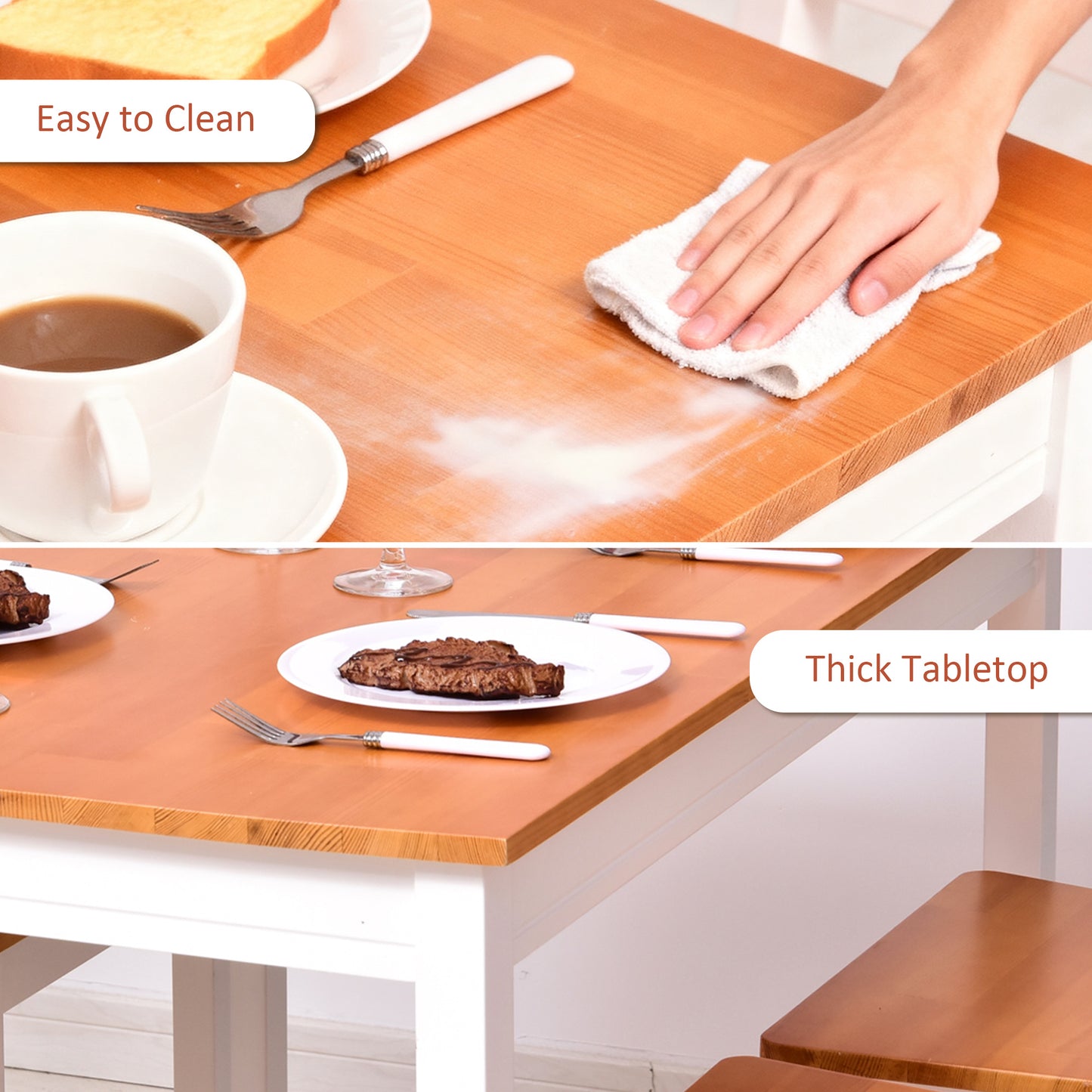 Dining Table Set for 4