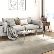 Clear Waterfall Coffee Table
