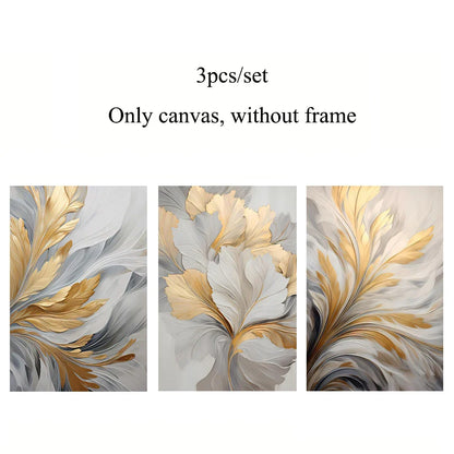 Canvas Wall Art Set - Botanical Prints - 1 set - 3 pieces / 30x40cm Unframed - Posters