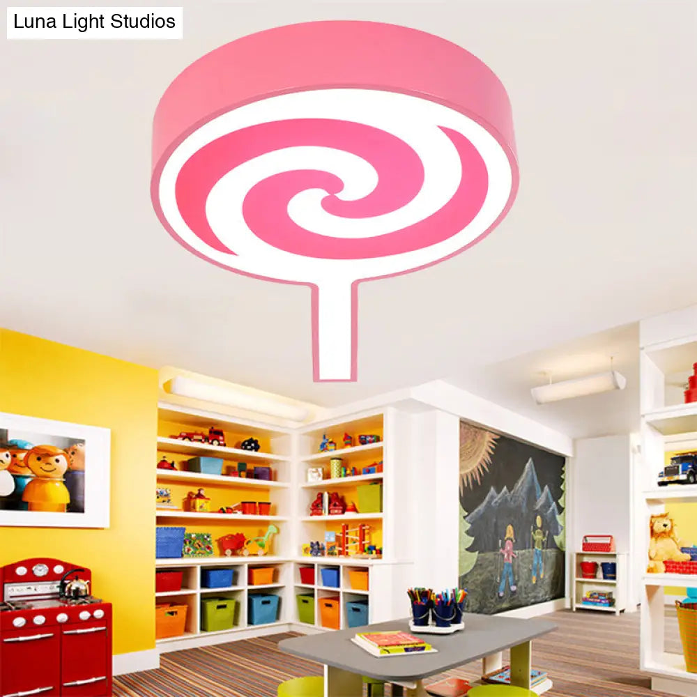 DecorBites™ DecorBites™ Cartoon Acrylic Flush Mount Ceiling Light for Lollipop Kindergarten