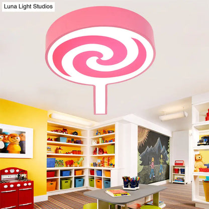 DecorBites™ DecorBites™ Cartoon Acrylic Flush Mount Ceiling Light for Lollipop Kindergarten