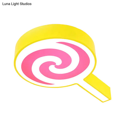 DecorBites™ DecorBites™ Cartoon Acrylic Flush Mount Ceiling Light for Lollipop Kindergarten