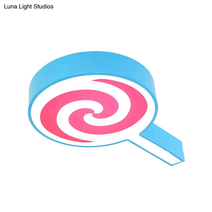 DecorBites™ DecorBites™ Cartoon Acrylic Flush Mount Ceiling Light for Lollipop Kindergarten