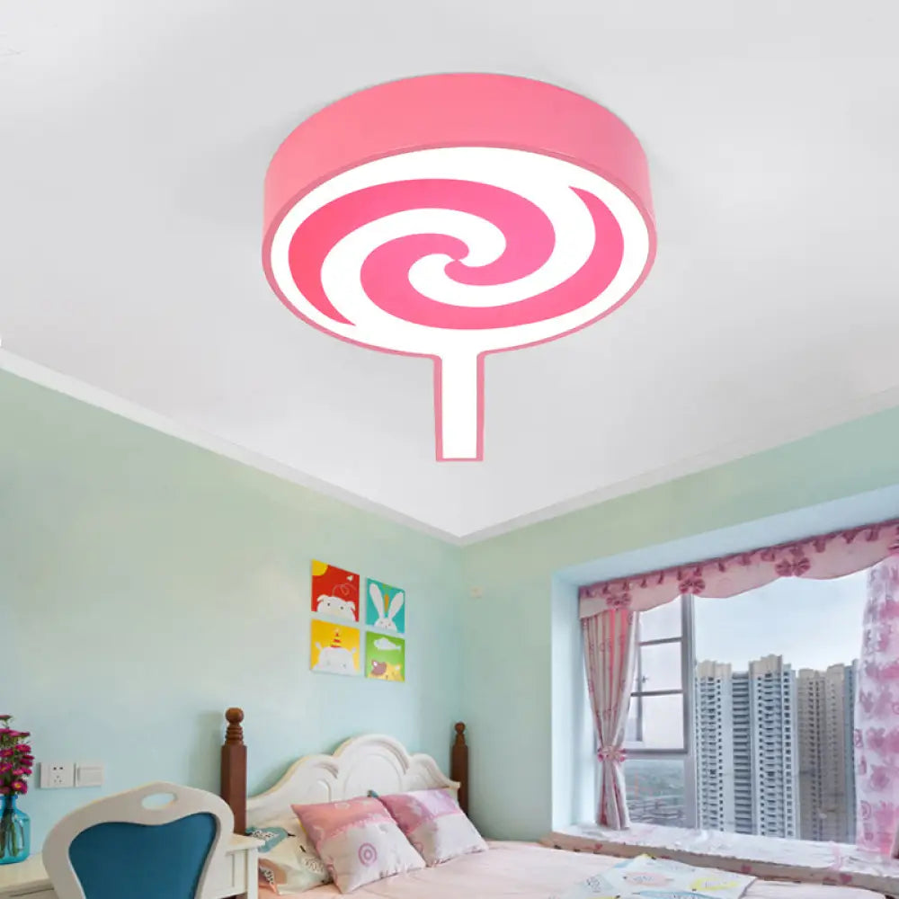 DecorBites™ DecorBites™ Cartoon Acrylic Flush Mount Ceiling Light for Lollipop Kindergarten