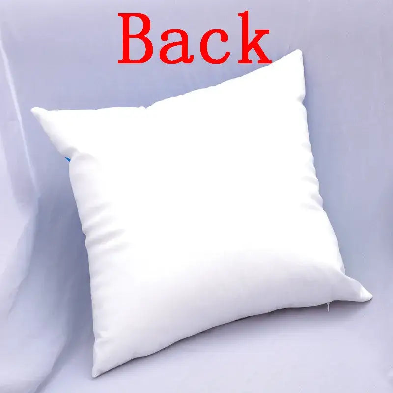 White square pillow with smooth solid fabric finish for decorbites cartoon animal printed pillowcase and cushion cover