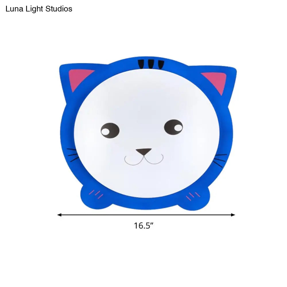 DecorBites™ DecorBites™ Cartoon Animal Shaped Ceiling Mount Light - Metal Flush Light for Nurseries and Corridors