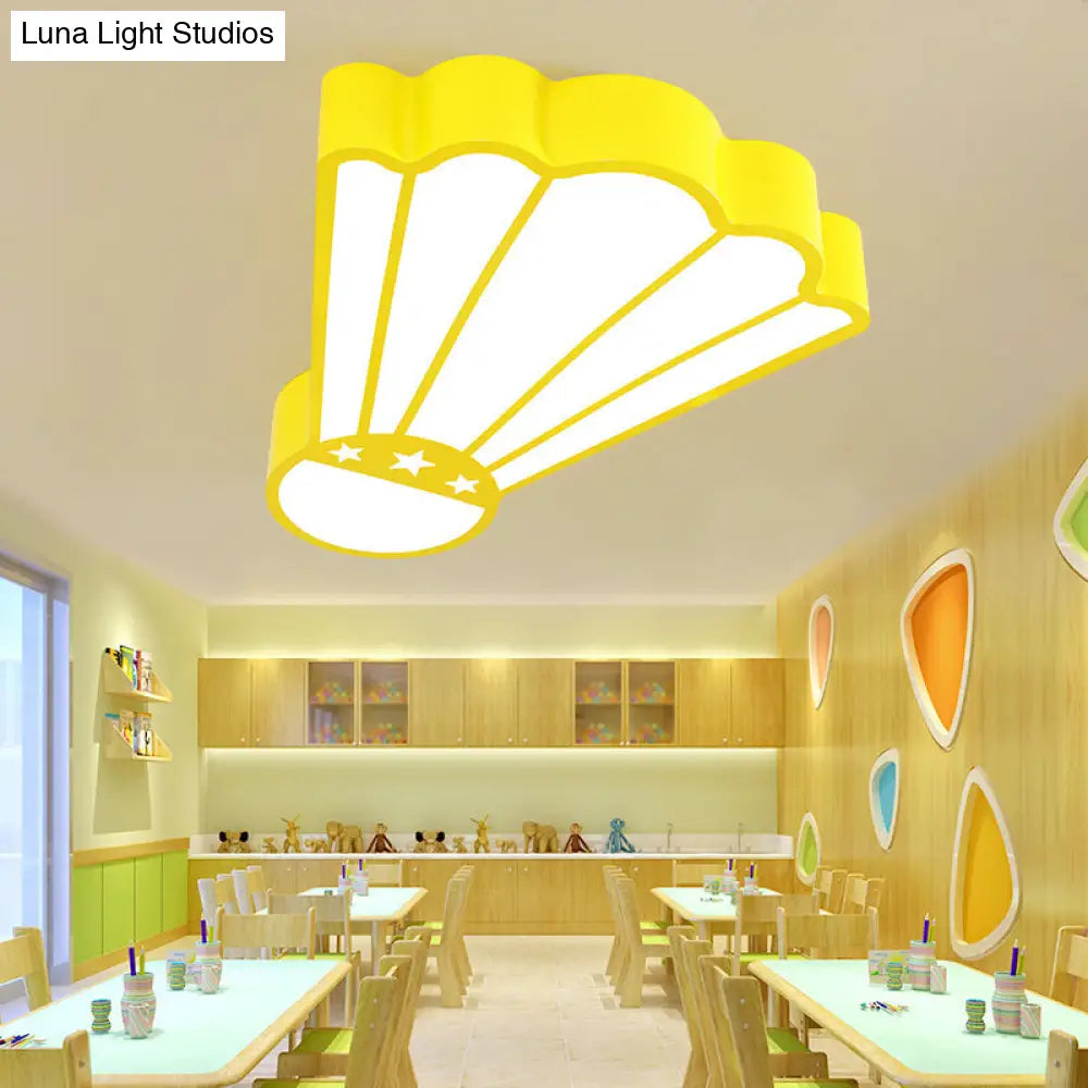 DecorBites™ DecorBites™ Cartoon Badminton Ceiling Light in Yellow - Perfect for Kindergarten
