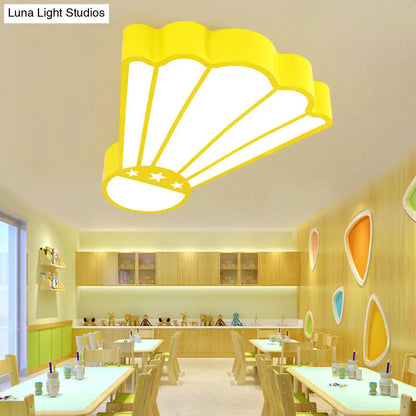 DecorBites™ DecorBites™ Cartoon Badminton Ceiling Light in Yellow - Perfect for Kindergarten