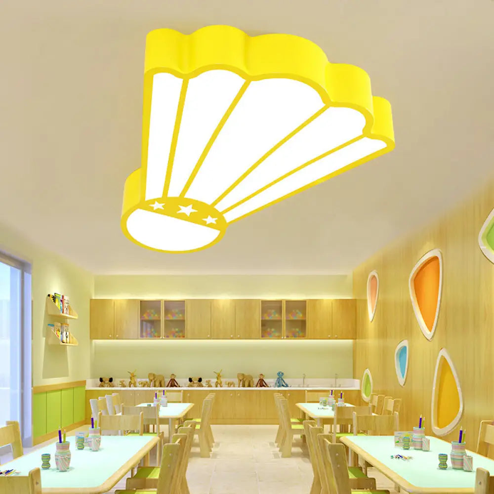 DecorBites™ DecorBites™ Cartoon Badminton Ceiling Light in Yellow - Perfect for Kindergarten