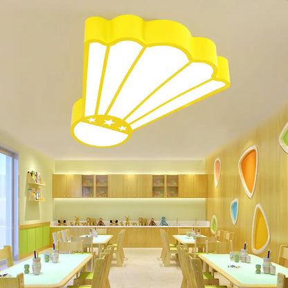 DecorBites™ DecorBites™ Cartoon Badminton Ceiling Light in Yellow - Perfect for Kindergarten
