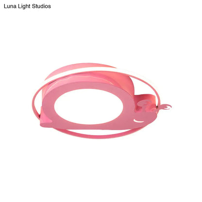 DecorBites™ DecorBites™ Cartoon Bee LED Ceiling Light in Pink for Nursery - Modern & Fun with Warm/White Light