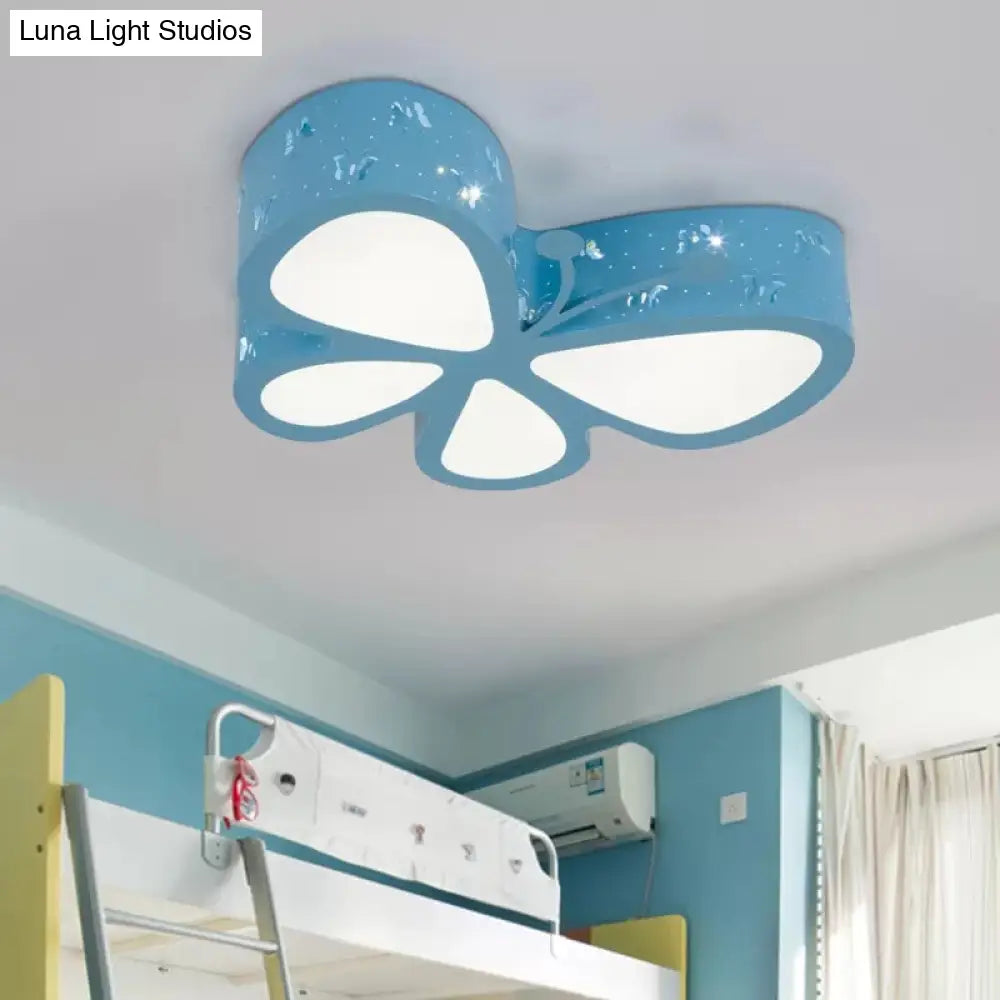 DecorBites™ DecorBites™ Cartoon Butterfly LED Ceiling Lamp for Girls' Room - Flushmount Acrylic Light