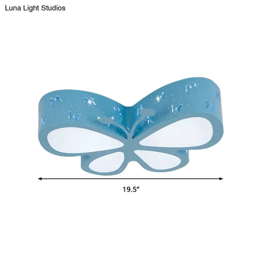 DecorBites™ DecorBites™ Cartoon Butterfly LED Ceiling Lamp for Girls' Room - Flushmount Acrylic Light