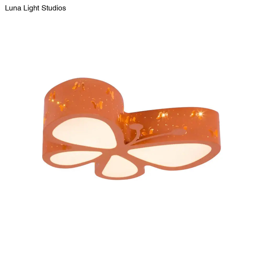 DecorBites™ DecorBites™ Cartoon Butterfly LED Ceiling Lamp for Girls' Room - Flushmount Acrylic Light