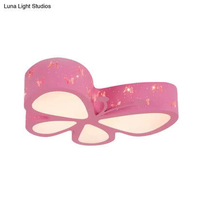 DecorBites™ DecorBites™ Cartoon Butterfly LED Ceiling Lamp for Girls' Room - Flushmount Acrylic Light