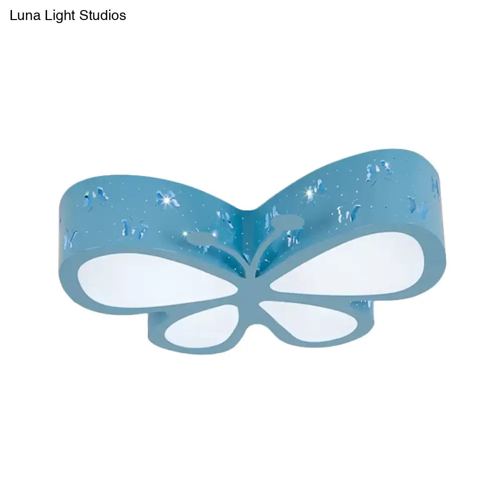 DecorBites™ DecorBites™ Cartoon Butterfly LED Ceiling Lamp for Girls' Room - Flushmount Acrylic Light