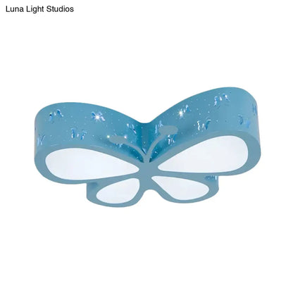 DecorBites™ DecorBites™ Cartoon Butterfly LED Ceiling Lamp for Girls' Room - Flushmount Acrylic Light