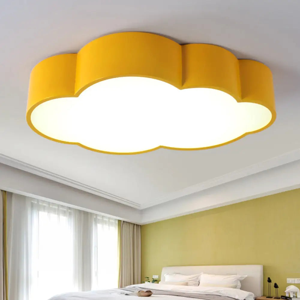 DecorBites™ DecorBites™ Cartoon Cloud LED Ceiling Mount Lamp for Bedroom - Acrylic Flush Mount Lighting Fixture