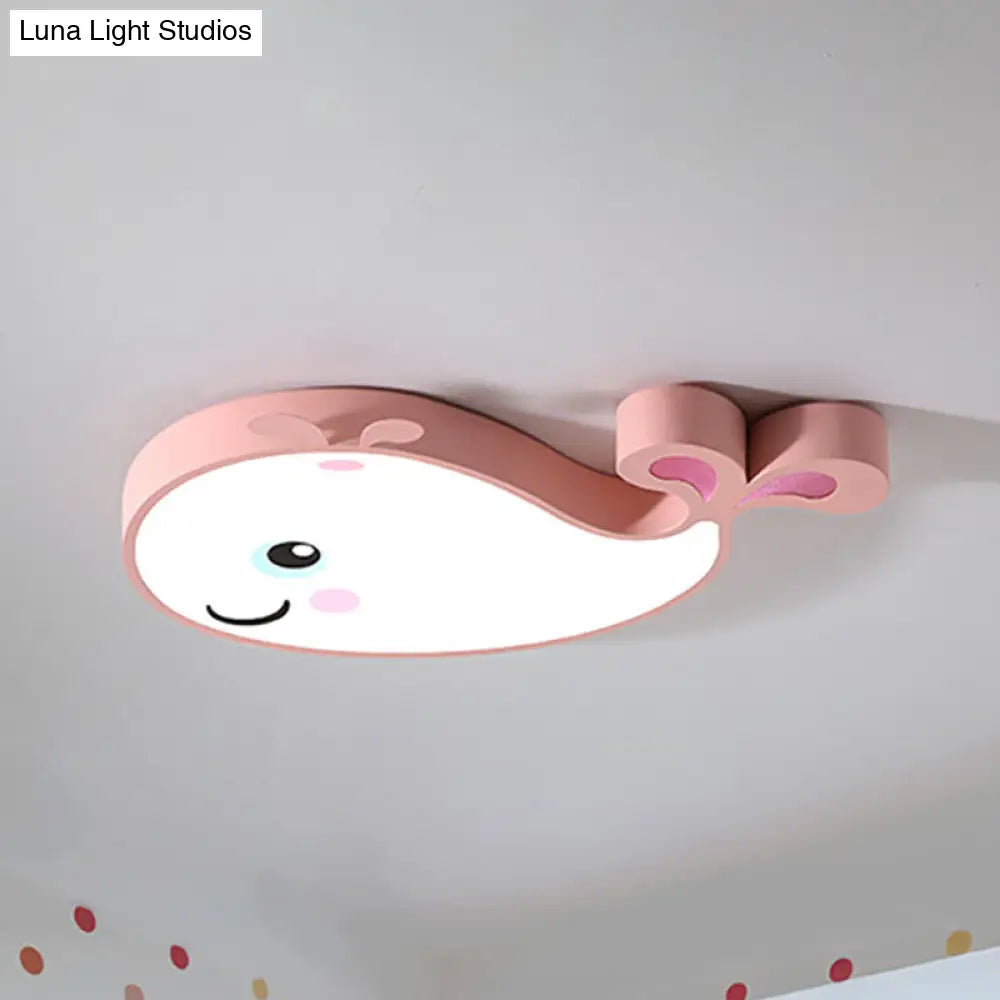 DecorBites™ Cartoon Dolphin Kindergarten Ceiling Light Fixture - Acrylic Ceiling Light