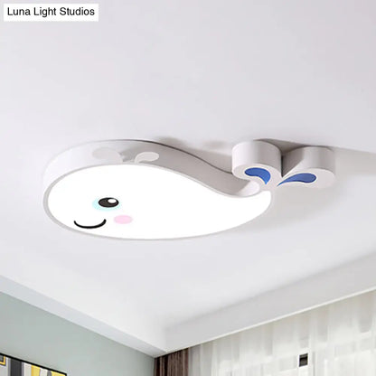 DecorBites™ Cartoon Dolphin Kindergarten Ceiling Light Fixture - Acrylic Ceiling Light