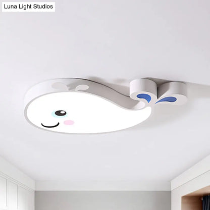 DecorBites™ Cartoon Dolphin Kindergarten Ceiling Light Fixture - Acrylic Ceiling Light